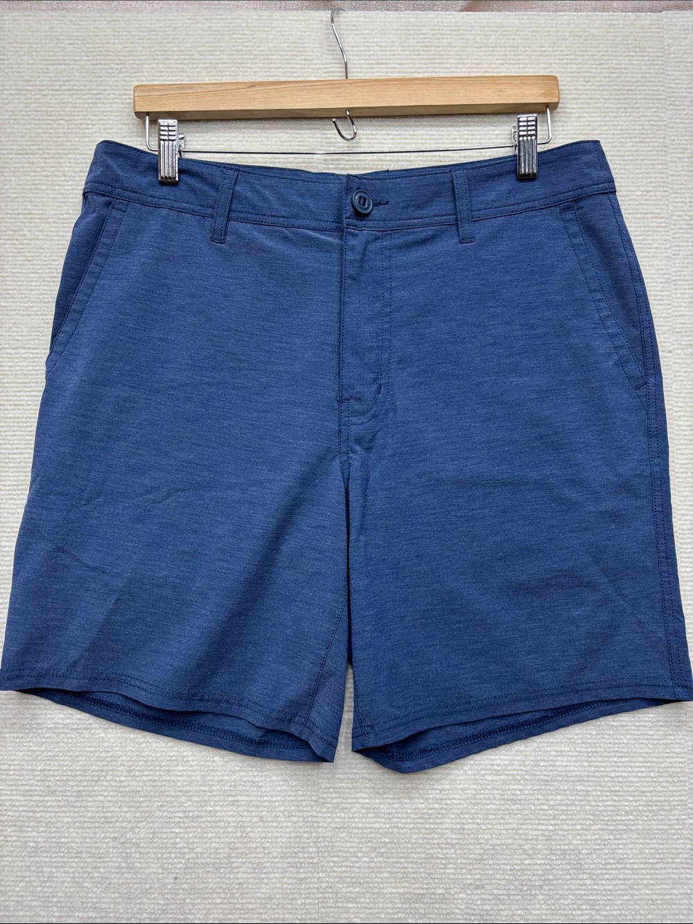 Huk 34 Men's Navy Stretch Casual Shorts